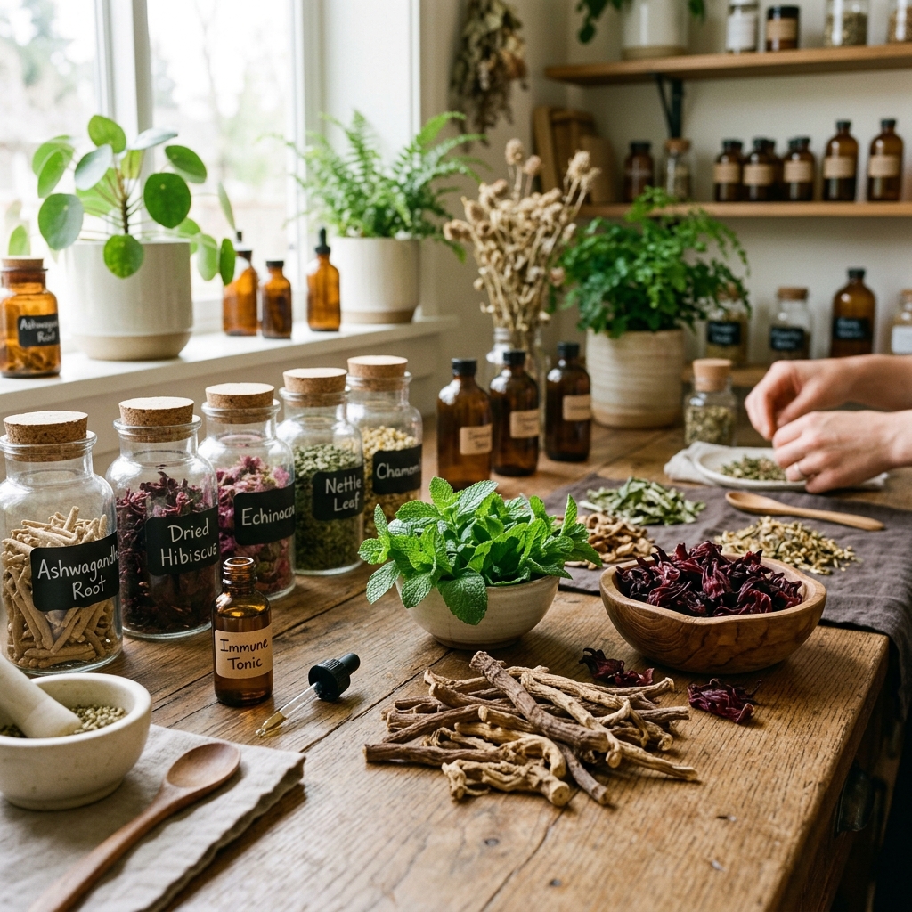 Fresh Herbal Extracts and Oils